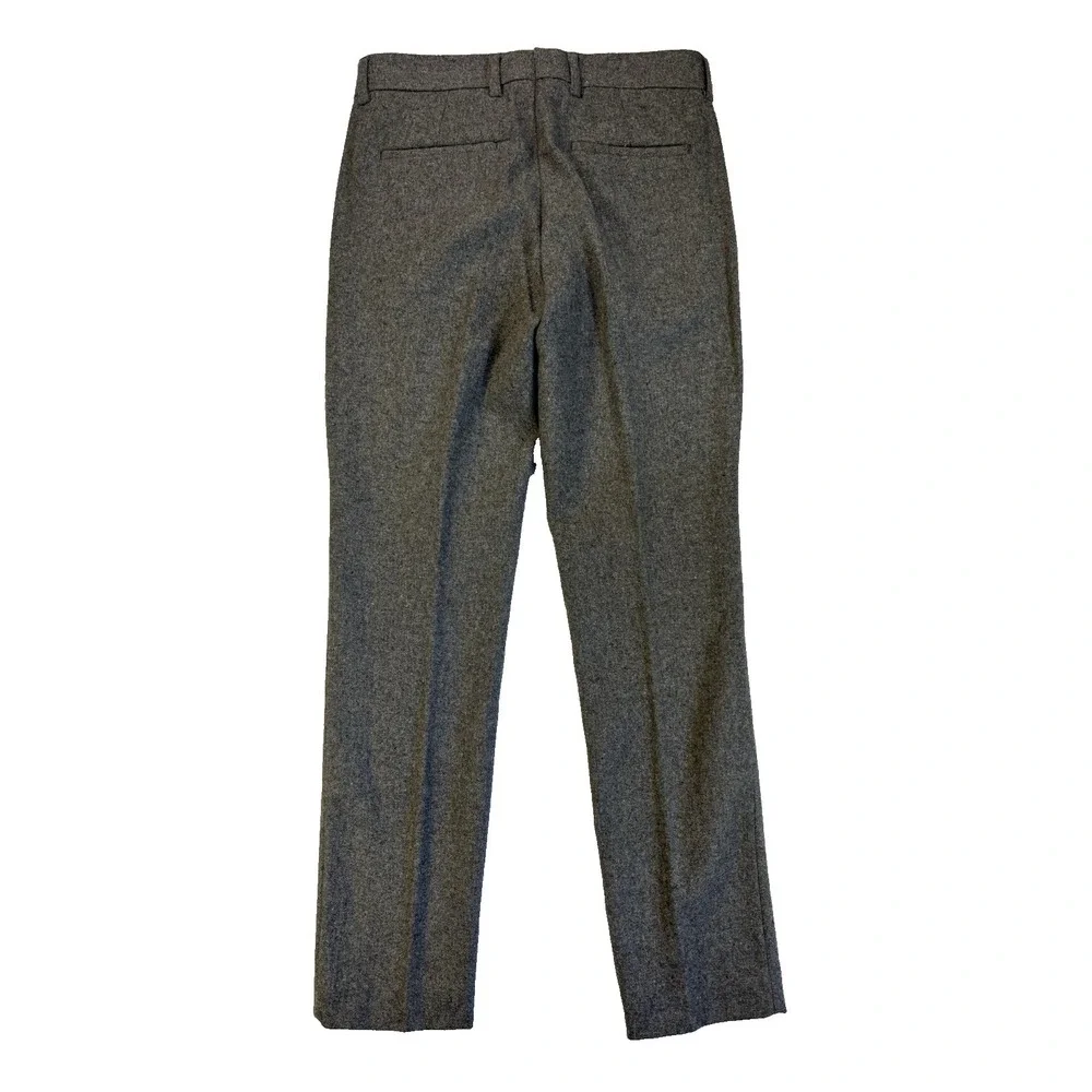 H&M Men's 30R Slim Fit Gray Tweed Wool Blend Dress Pants Preppy Academia Career‎